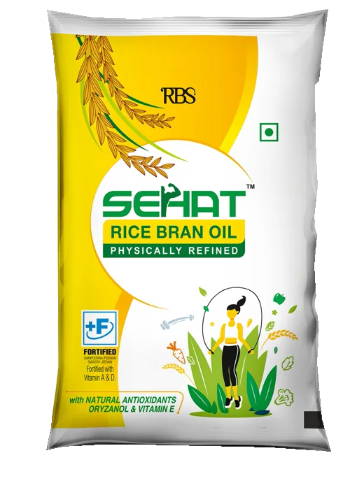 Sehat Rice bran oil, the everyday pouch