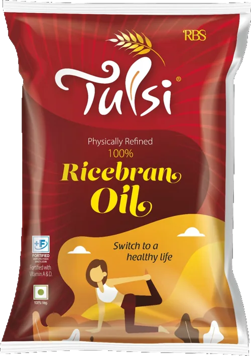 Tulsi Rice bran oil, the everyday pouch
